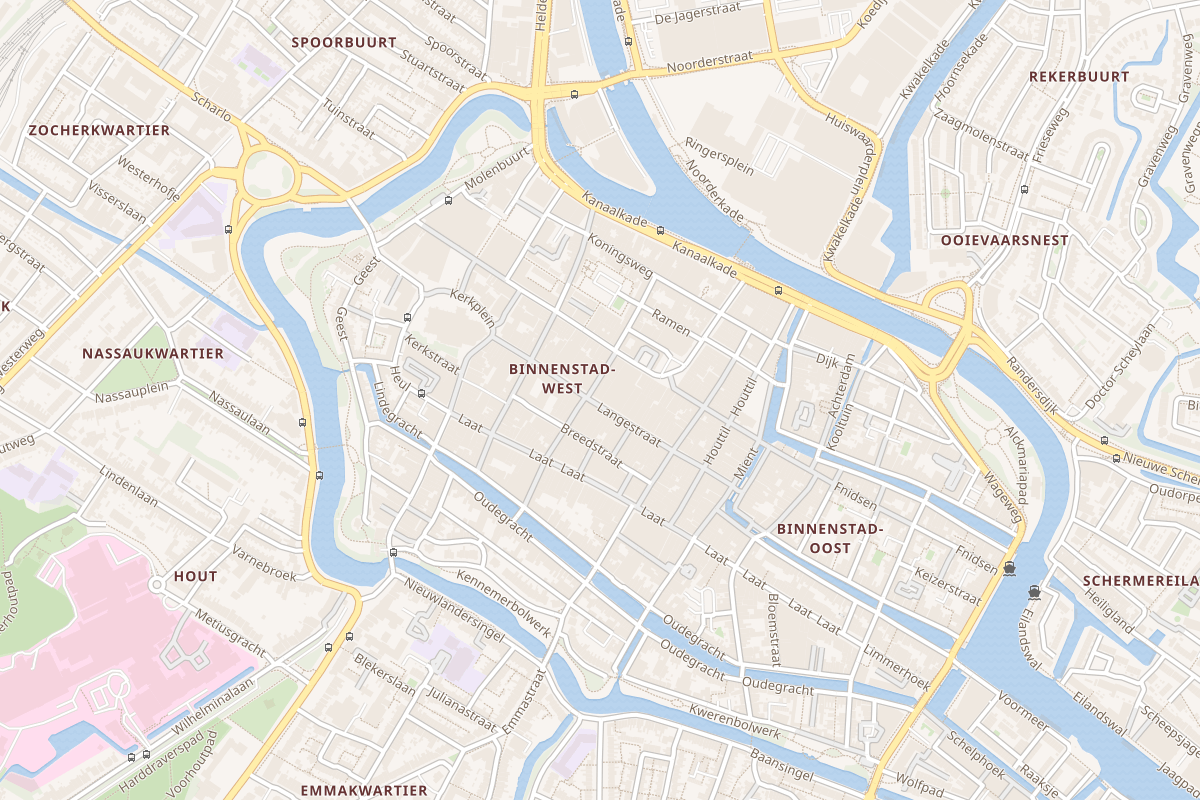 Kaart van De Leefkracht locatie in Alkmaar